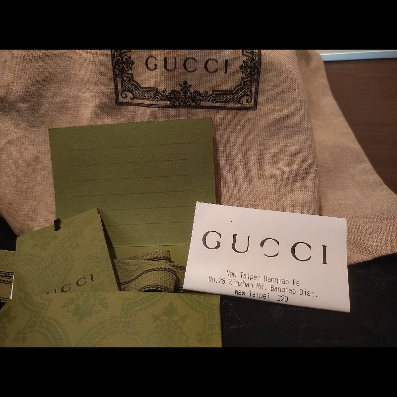 ✨ Gucci 經典緹花滾皮邊帽（近新） ✨-4