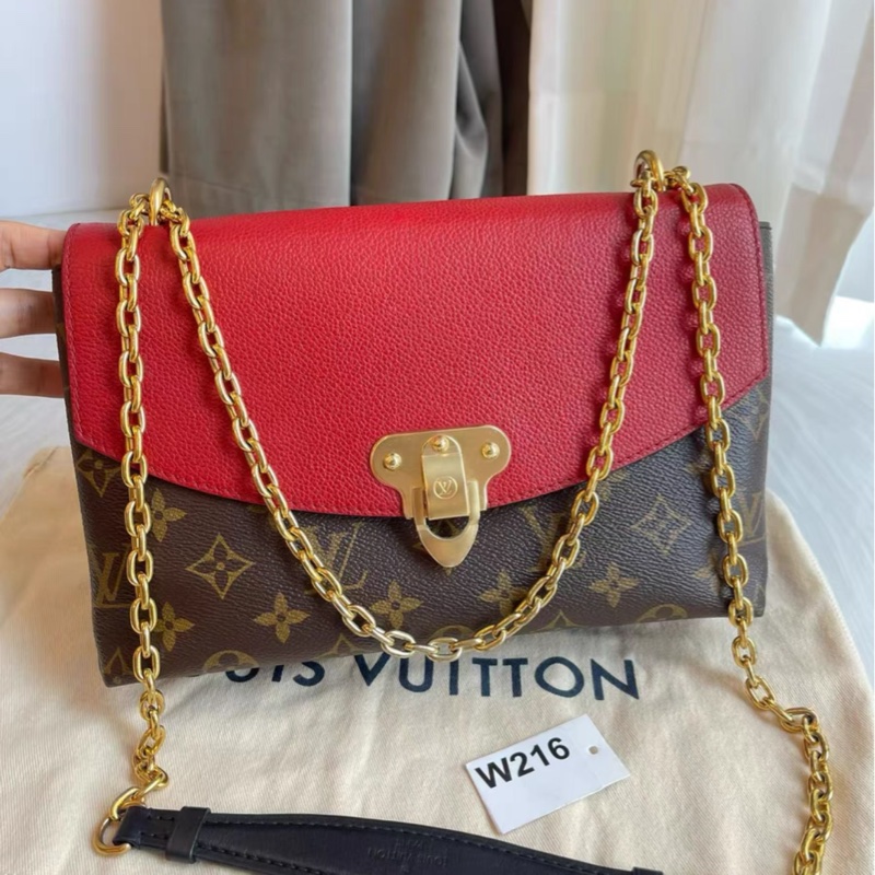 Lv Saintplacide 紅色鏈條包-4