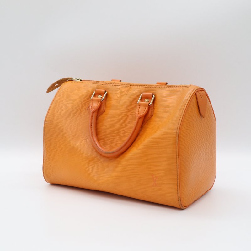 LOUIS VUITTON 路易威登 EPI Speedy30 SP30 牛皮 太陽黃 手提包-1