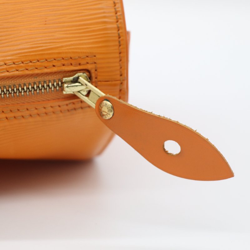 LOUIS VUITTON 路易威登 EPI Speedy30 SP30 牛皮 太陽黃 手提包-5