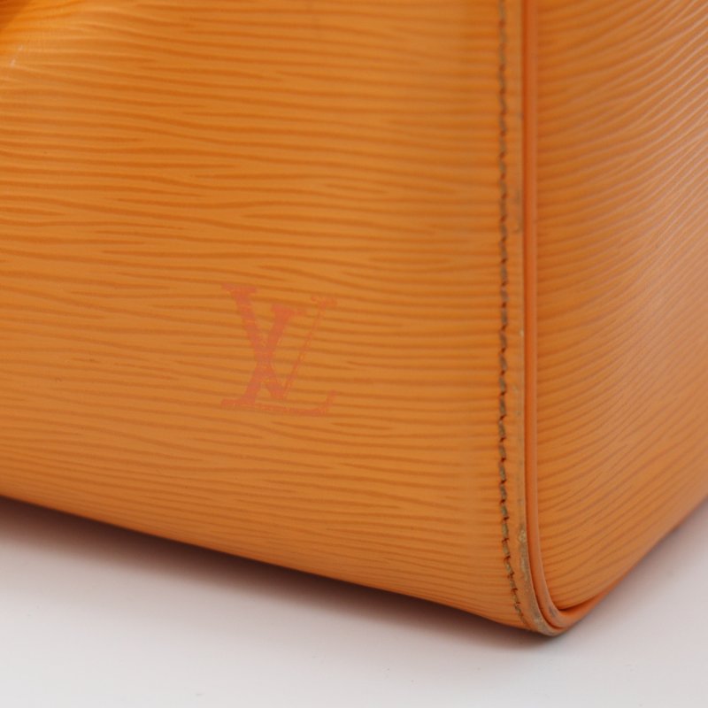 LOUIS VUITTON 路易威登 EPI Speedy30 SP30 牛皮 太陽黃 手提包-6
