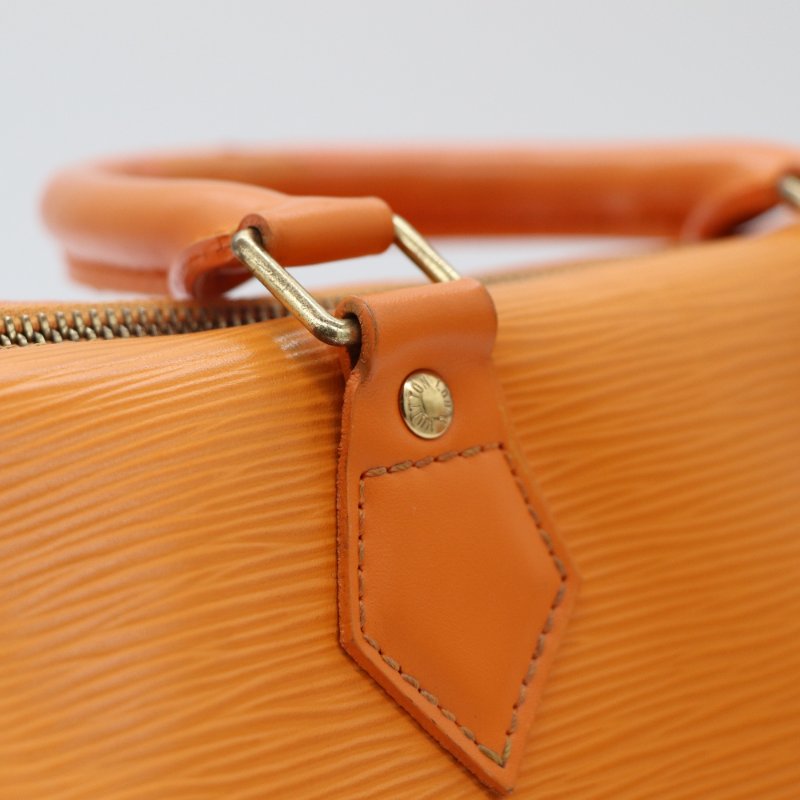 LOUIS VUITTON 路易威登 EPI Speedy30 SP30 牛皮 太陽黃 手提包-7