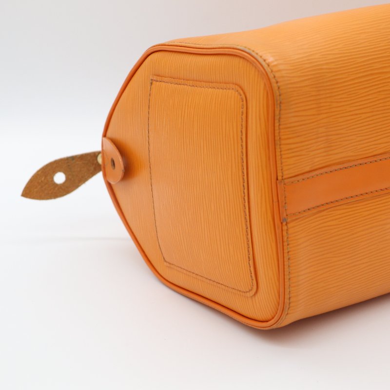 LOUIS VUITTON 路易威登 EPI Speedy30 SP30 牛皮 太陽黃 手提包-8