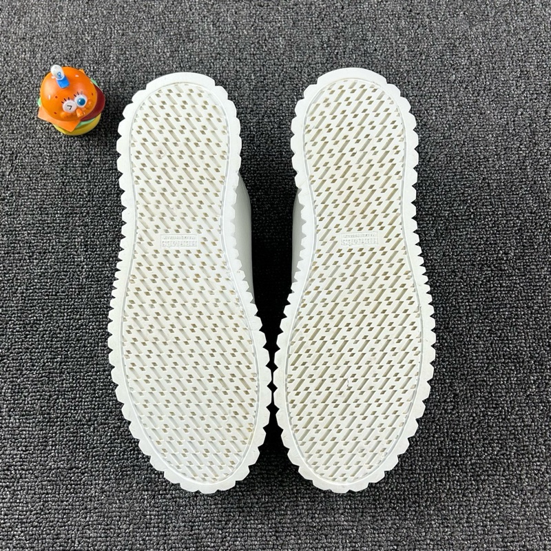 款式：98新Hermes愛馬仕白色厚底鞋 尺碼：40 白色簡約時尚 厚底-7