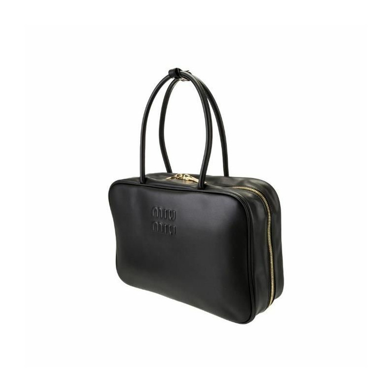 MIU MIU 皮革蝴蝶結包 5BB117 2CRW F0002-1