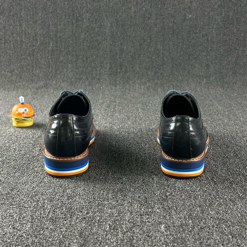 98新Prada普拉達拼色松糕鞋 尺碼:37 厚底設計 上腳增高 時尚百搭HB5340-4