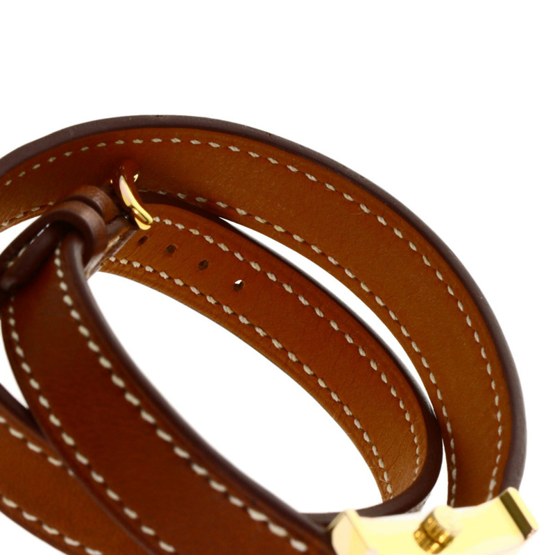 愛馬仕 HH1.101 H 迷你雙圈腕錶 GP/皮革 女士款-9