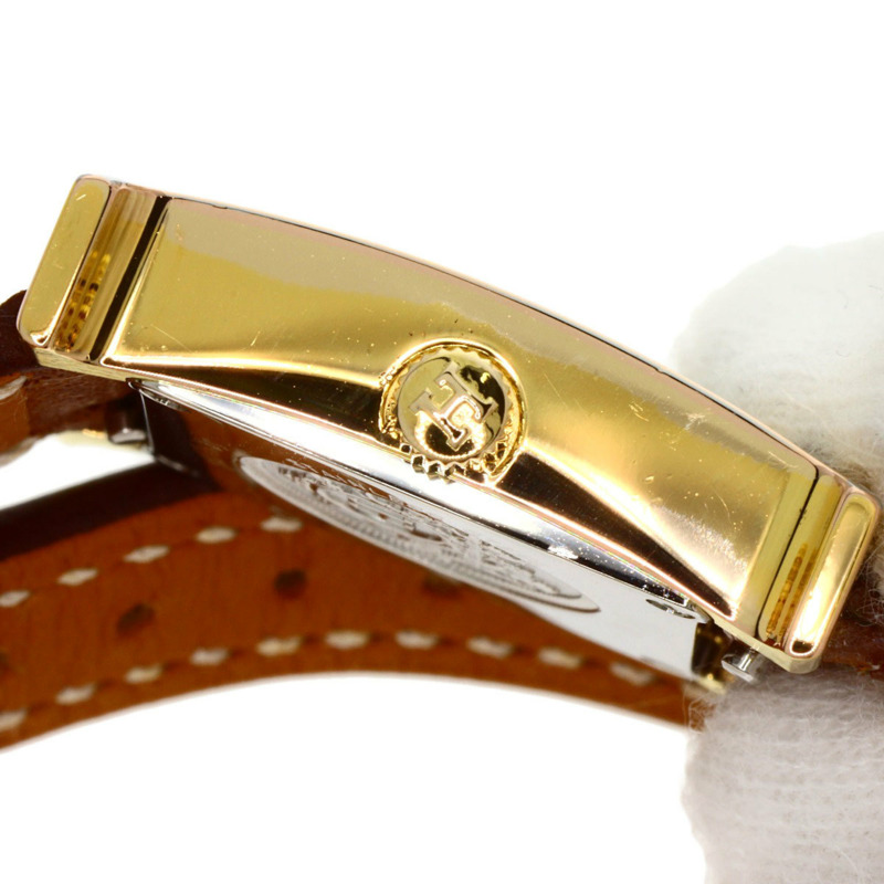 愛馬仕 HH1.101 H 迷你雙圈腕錶 GP/皮革 女士款-17