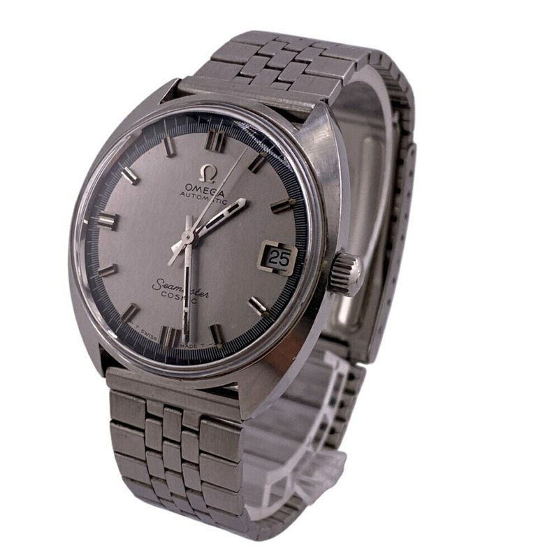 歐米茄 Cosmic 自動海馬系列腕錶 銀色 男士-1