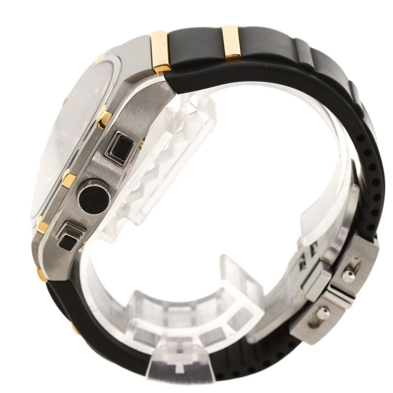 伯爵 GOA36002 Polo 45 飛返計時腕錶,鈦金屬/橡膠/鈦金屬 x 18K鍍金男士腕錶-1