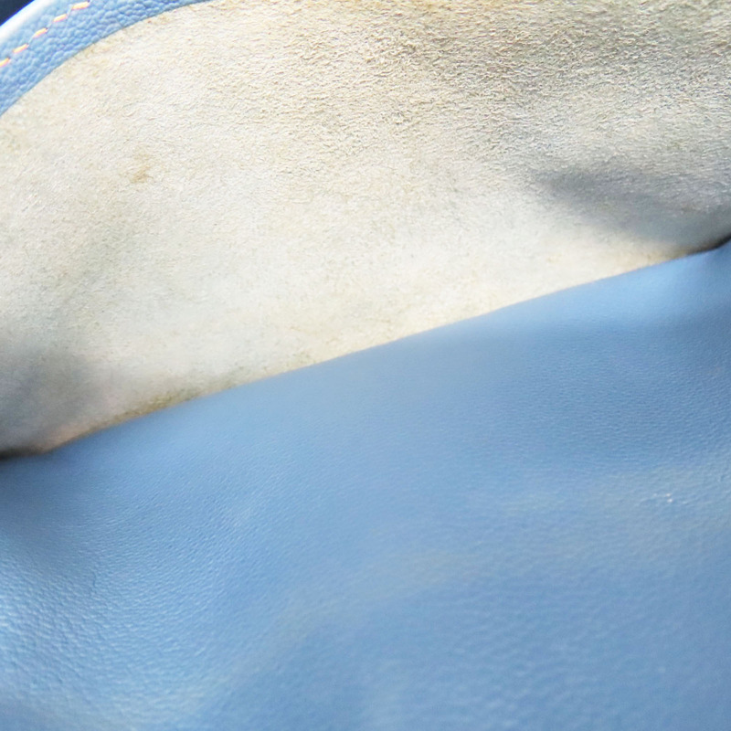 牛仔藍 Togo牛皮 Birkin30 柏金包 手提包 口D刻 金扣【HERMES 愛馬仕】-14