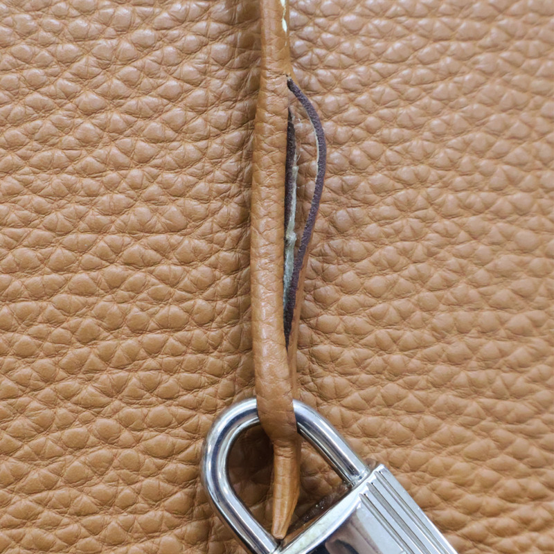 金棕色 Togo牛皮 Birkin 35 柏金包 手提包 □H刻 銀扣【HERMES 愛馬仕】-16