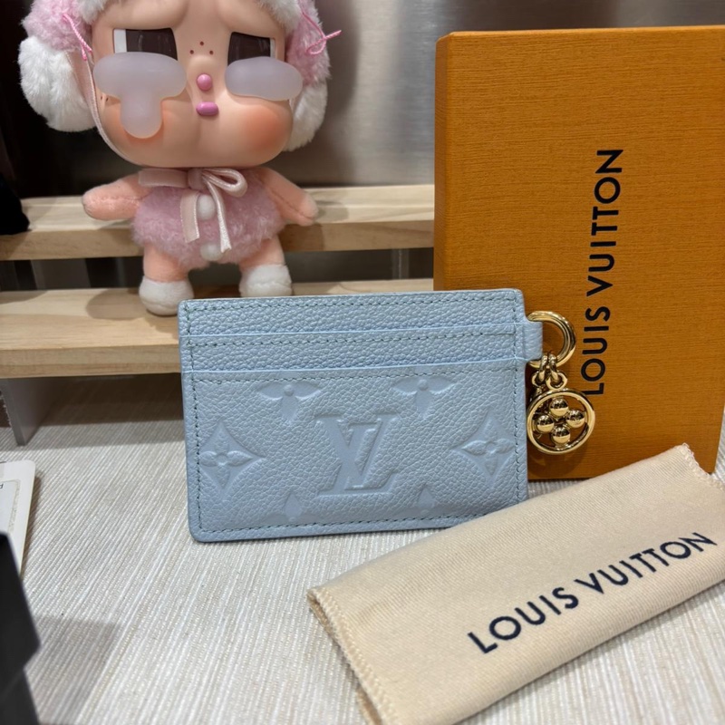Lv Charms Card Holder Azur Frost-4