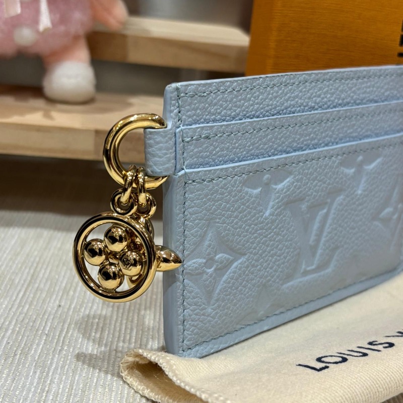 Lv Charms Card Holder Azur Frost-5