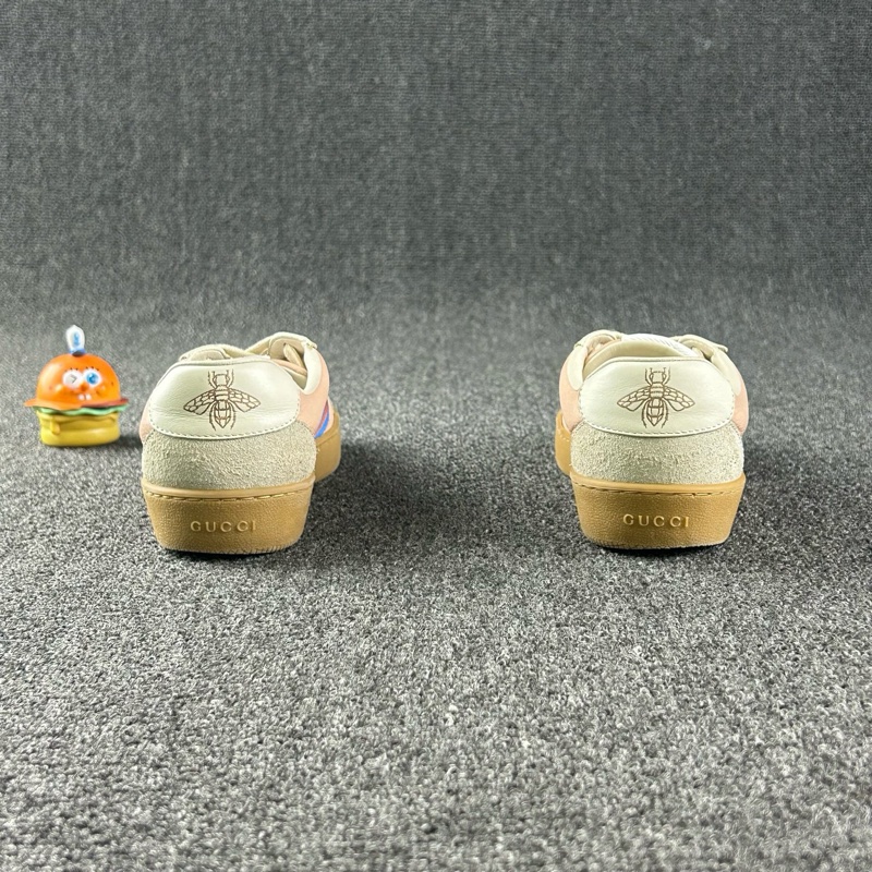 98新Gucci古馳粉色德訓鞋 尺碼:35.5 詳情:整體成色不錯 下地次數不多 粉色時尚年輕 牛皮-4