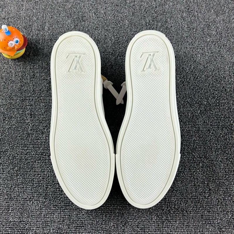 98新Louis Vuitton路易威登高幫帆布鞋 尺碼：36  粉-7