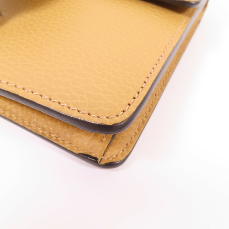 GUCCI 牛皮皮革Dionysus銀扣肩背袋-11