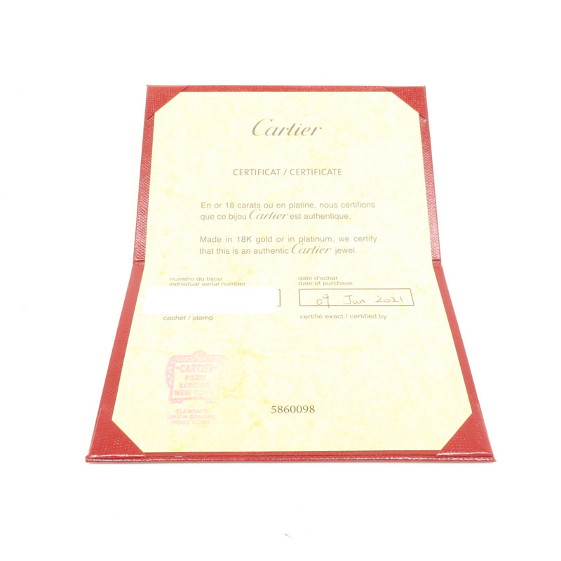 CARTIER 18K白金Diamond Panthere De Cartier鑽石戒指Cartier#54/US#6.75-9