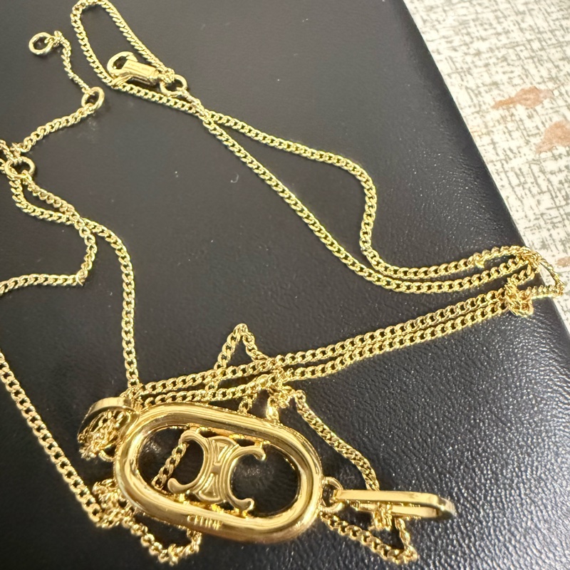 Celine 凱旋門項鏈 全新未戴過 放置品-3