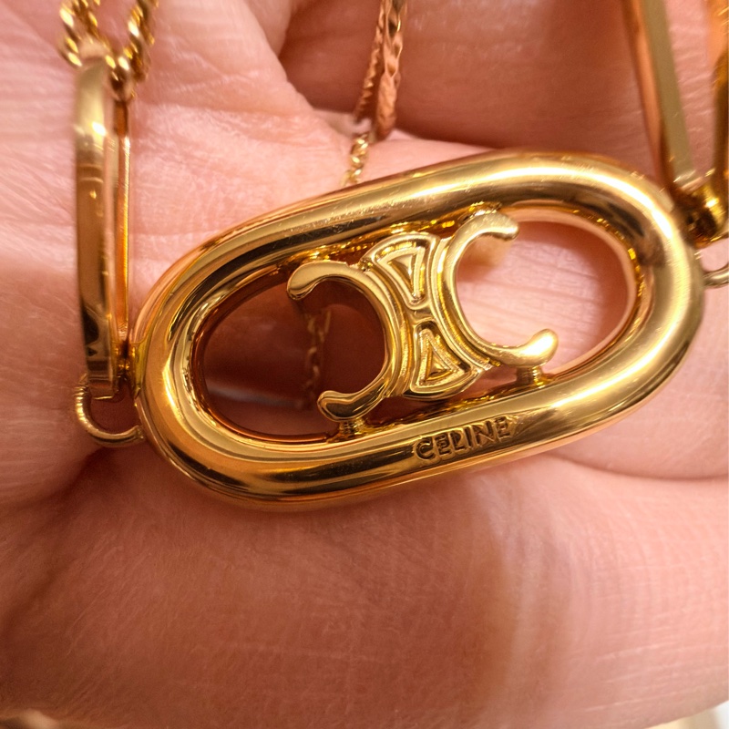 Celine 凱旋門項鏈 全新未戴過 放置品-5