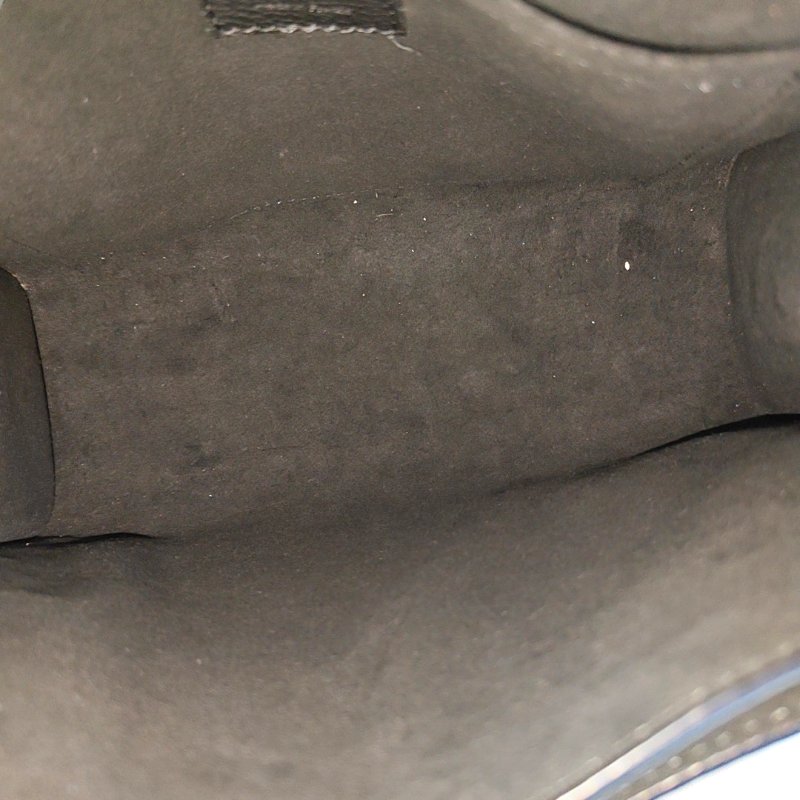 LOUIS VUITTON LOCKME BB 黑色牛皮單肩包斜挎包黑色五金可拆卸肩帶 9.8新-11