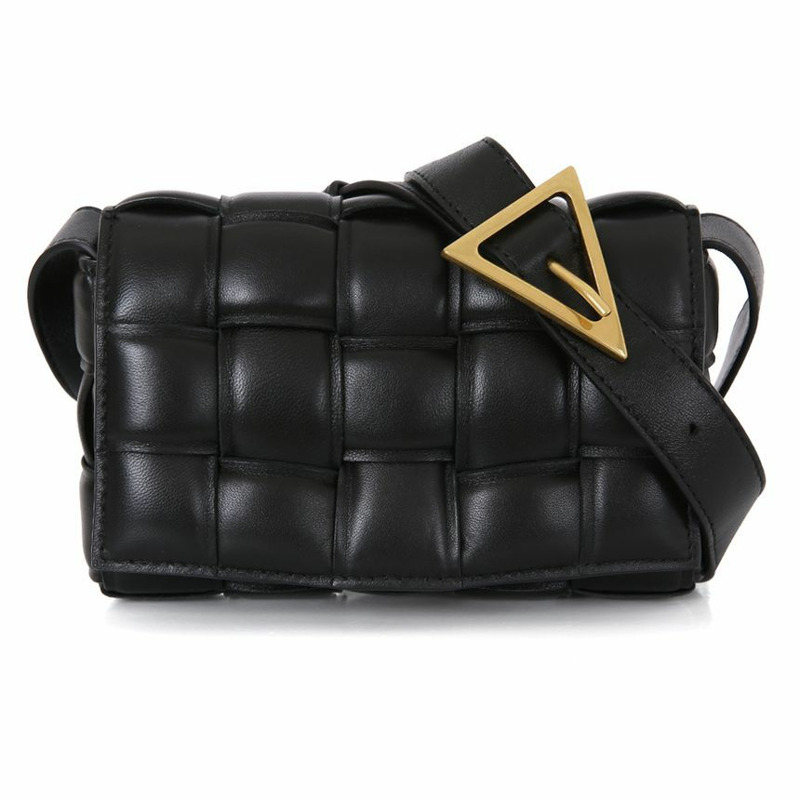 BOTTEGA VENETA 帶襯墊的磁帶單肩包 717506 VCQR1 8425-1