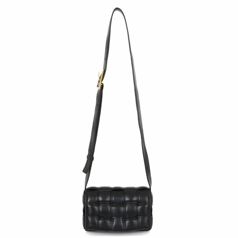 BOTTEGA VENETA 帶襯墊的磁帶單肩包 717506 VCQR1 8425-4