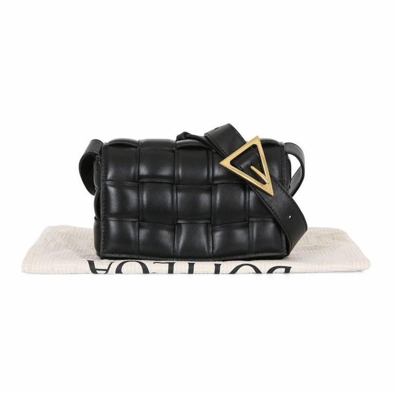 BOTTEGA VENETA 帶襯墊的磁帶單肩包 717506 VCQR1 8425-10