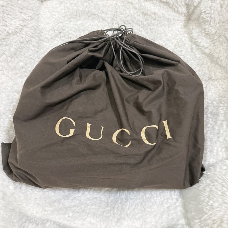 全新 Gucci 手提肩背包 (大象灰）-7