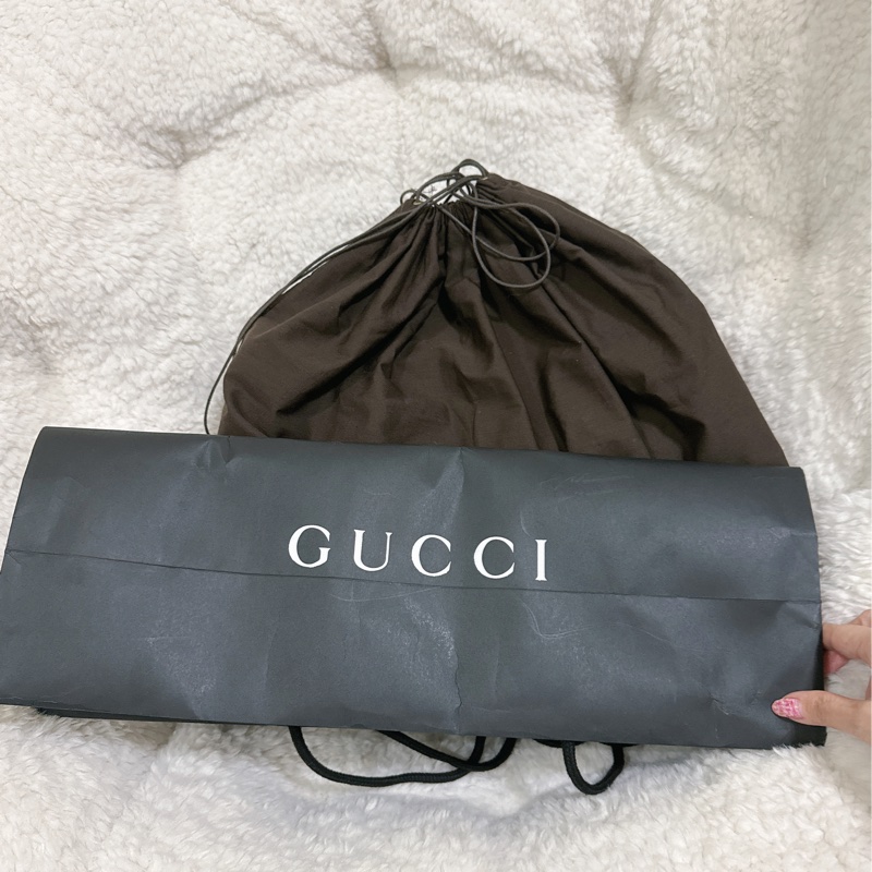 全新 Gucci 手提肩背包 (大象灰）-49