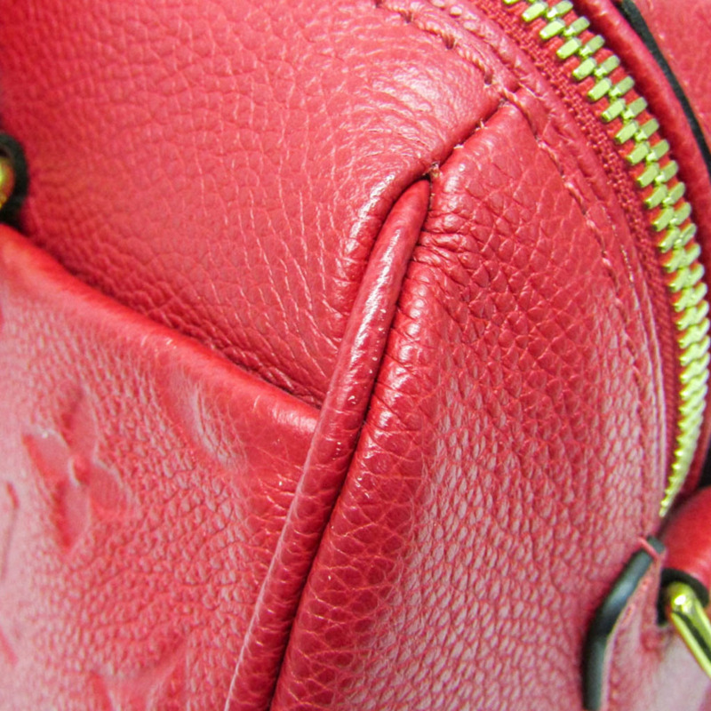 路易威登 Empreinte Speedy Bandlier 25NM M42399 女士手提包/單肩包，櫻桃紅/紅色-6