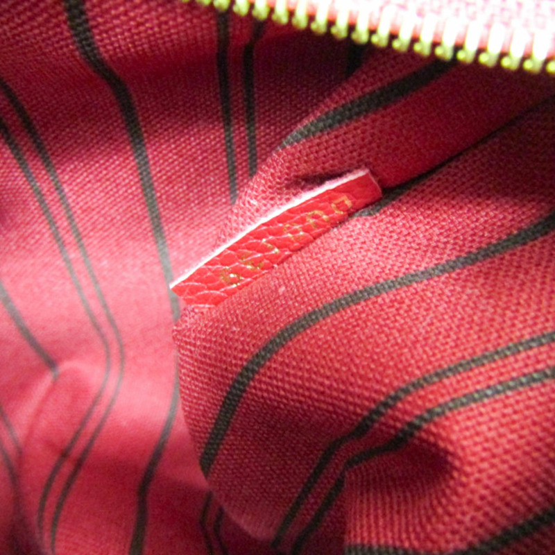 路易威登 Empreinte Speedy Bandlier 25NM M42399 女士手提包/單肩包，櫻桃紅/紅色-11