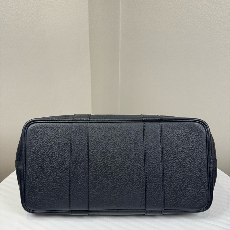 Hermes愛馬仕Garden Party黑色Togo皮銀扣36-2