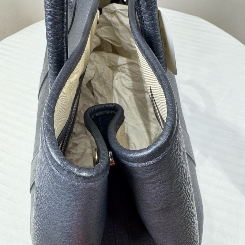 Hermes愛馬仕Garden Party黑色Togo皮銀扣36-7