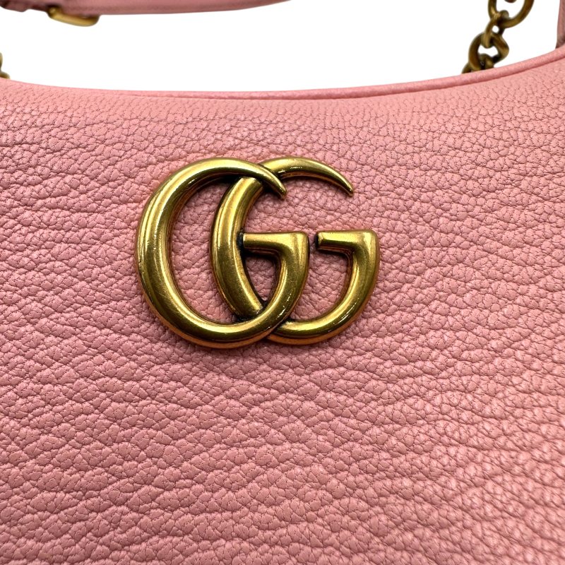 【美收精品】GUCCI 粉色手提包 C-53【隔月月中將轉賣至日本 上架期限30天】-9