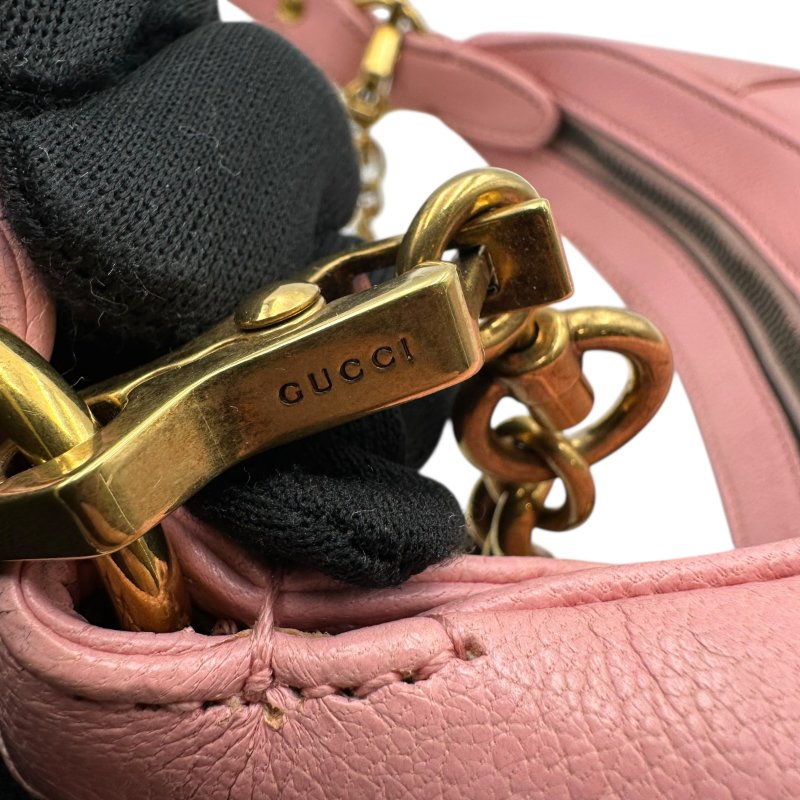 【美收精品】GUCCI 粉色手提包 C-53【隔月月中將轉賣至日本 上架期限30天】-10