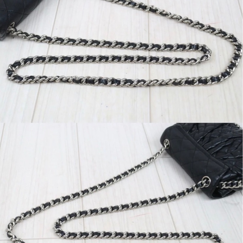 「JL精品代購」 9新 Chanel 香奈兒 鏈條雲朵包-7