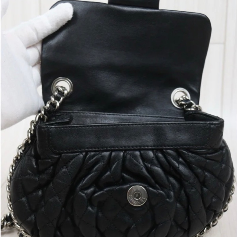 「JL精品代購」 9新 Chanel 香奈兒 鏈條雲朵包-8