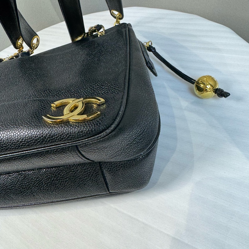 Chanel香奈兒魚子醬金球奶粉包雙面Logo ～金球款-10