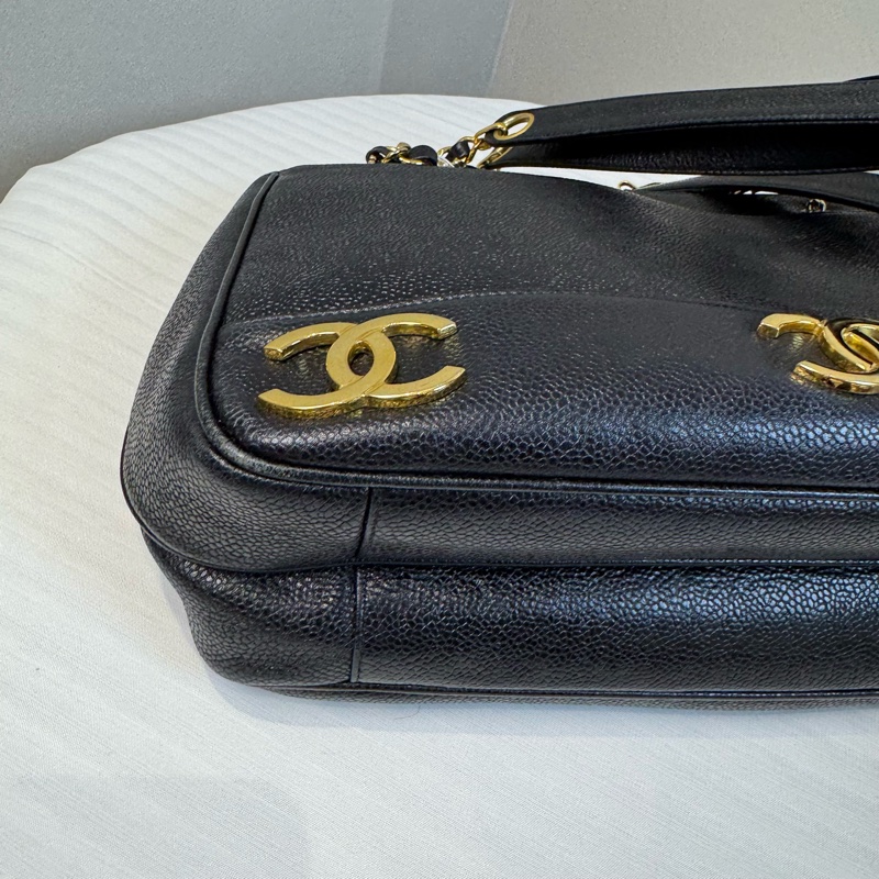 Chanel香奈兒魚子醬金球奶粉包雙面Logo ～金球款-11