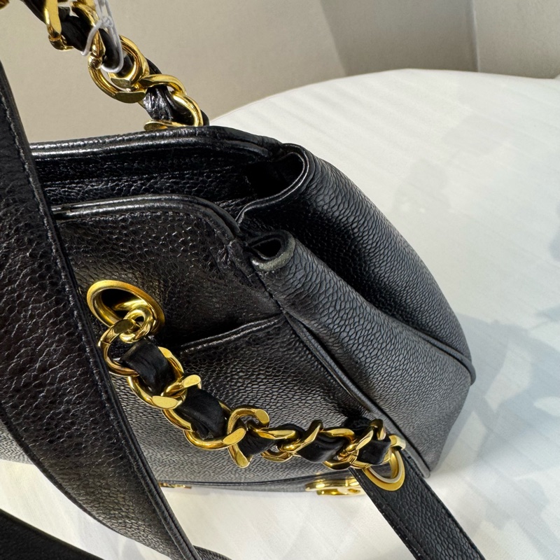 Chanel香奈兒魚子醬金球奶粉包雙面Logo ～金球款-13