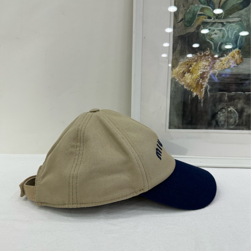 MIU MIU繆繆 正品刺繡標誌 棉 棒球帽 男女同款情侶款 S碼-4