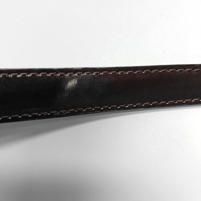 LOUIS VUITTON MONTAIGNE中號酒紅色漆皮壓紋蒙田包單肩包 金色五金 可拆卸肩帶 配件齊全-15