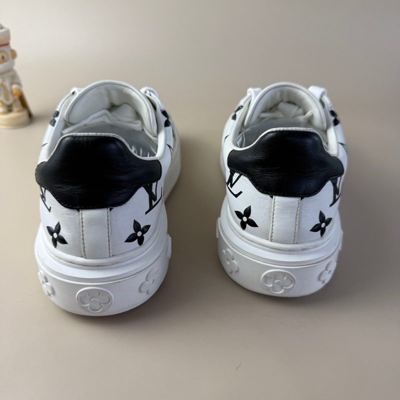 LV/路易威登 Time out黑白滿印厚底松糕鞋 35碼-2