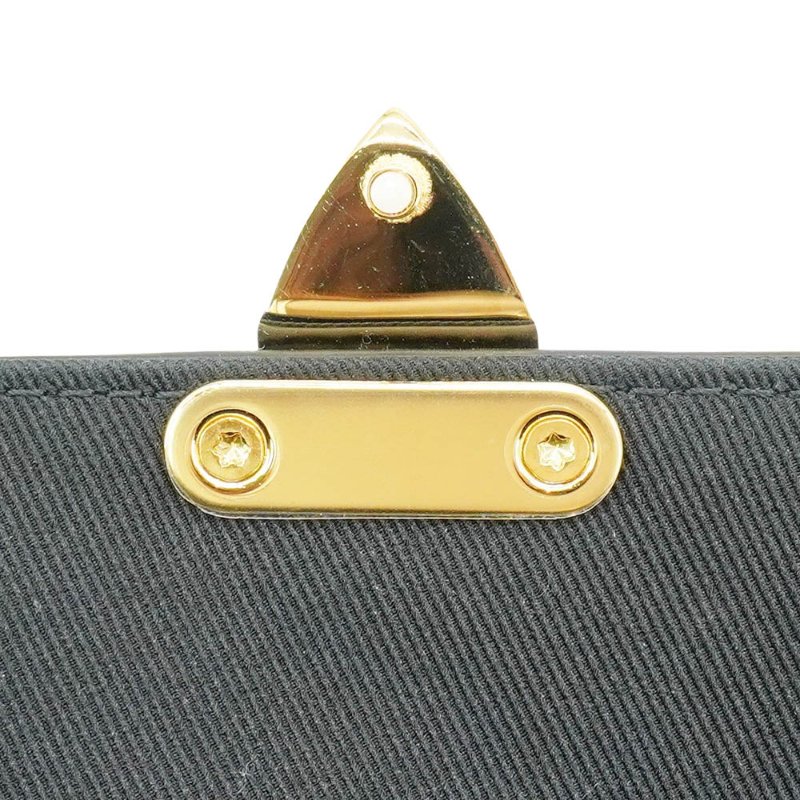 Louis Vuitton 展示品 粒面壓花牛皮釦式鏈帶斜背包(M82637-黑)-6