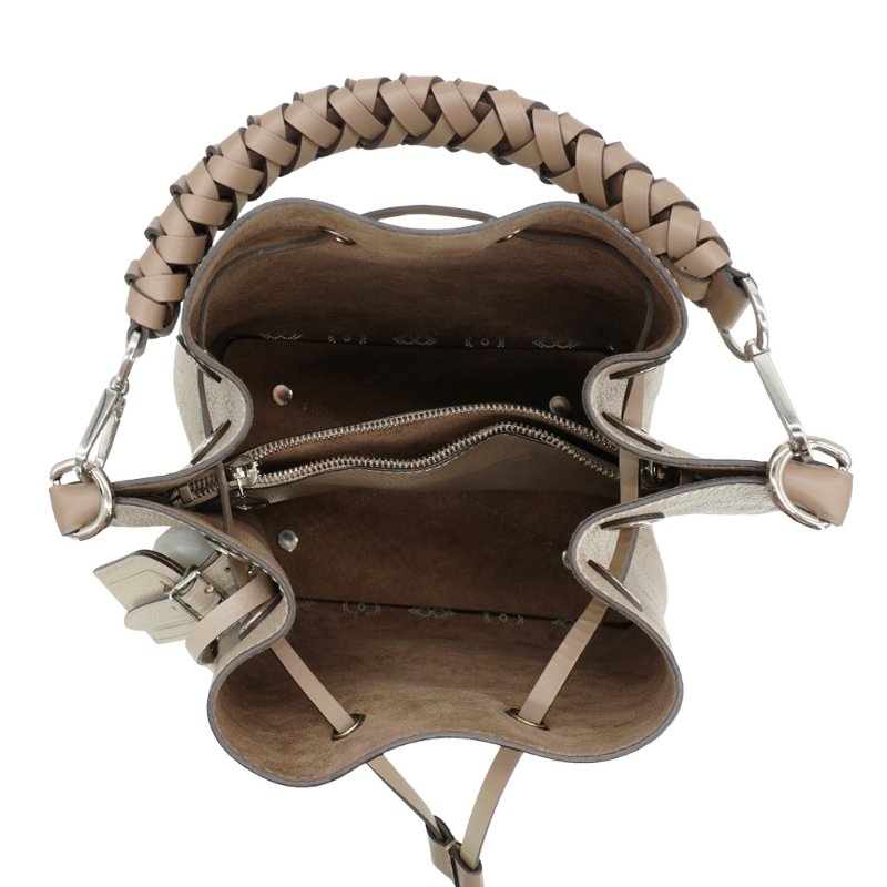 Louis Vuitton 展示品 Muria Mahina鏤空雕花小牛皮二用水桶包(M55799-灰)-4