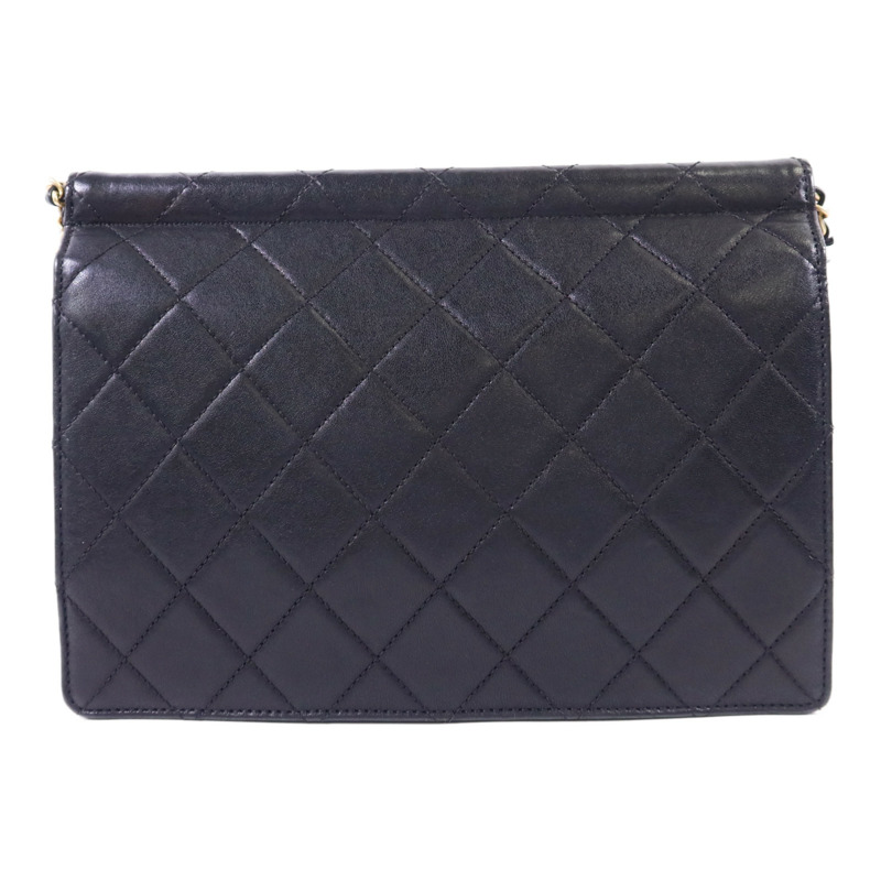 CHANEL 牛皮皮革Shoulder Bag金扣鏈帶肩背袋-1