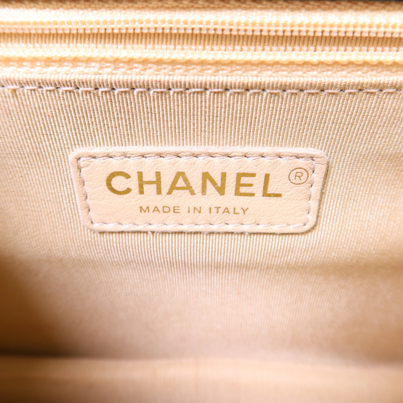 CHANEL 牛皮皮革Shoulder Bag金扣鏈帶肩背袋-6