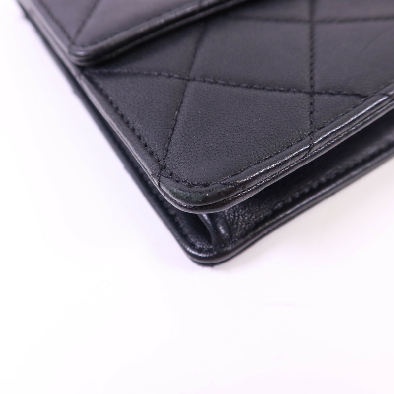 CHANEL 牛皮皮革Shoulder Bag金扣鏈帶肩背袋-13