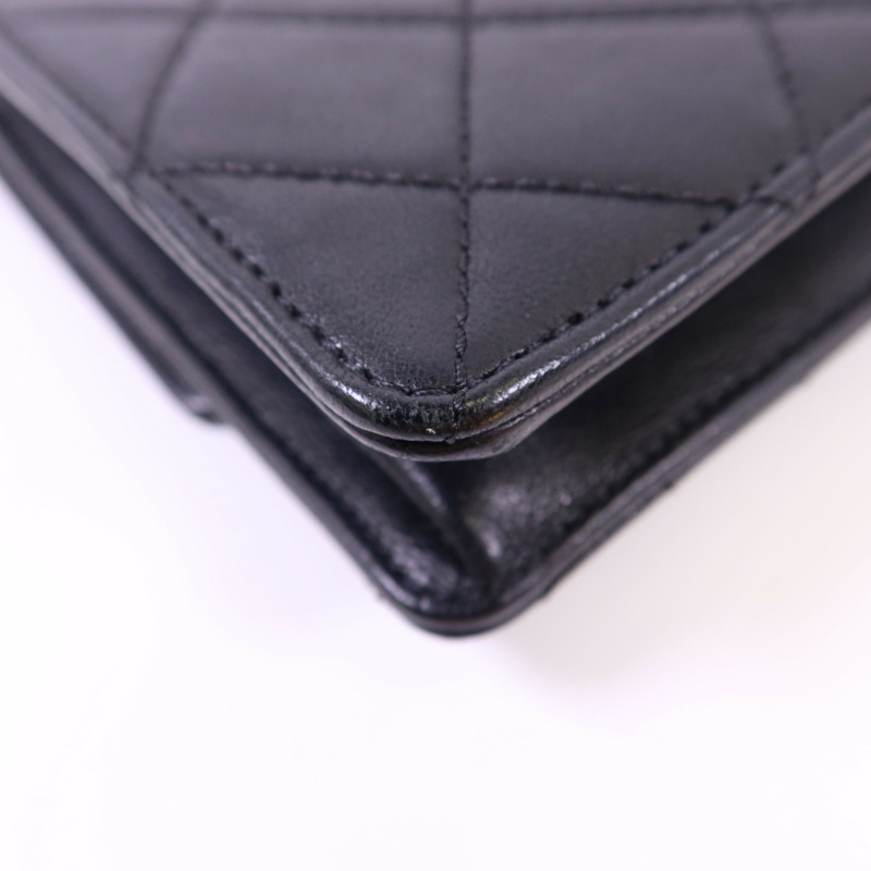 CHANEL 牛皮皮革Shoulder Bag金扣鏈帶肩背袋-15